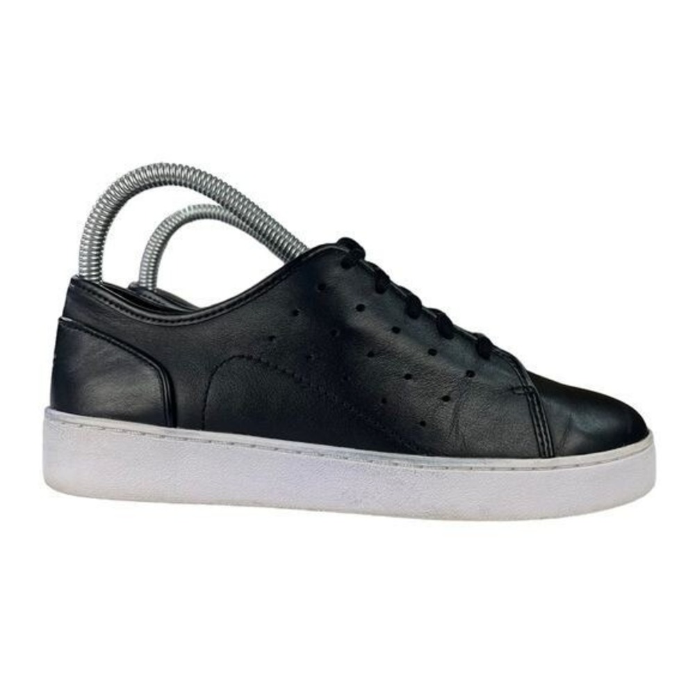 Vionic Keke Black Leather Orthotic Arch Support Casual Walking Sneakers Womens 6